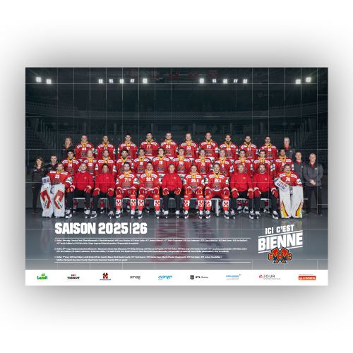 EHCB Mannschaftsposter 2025/26